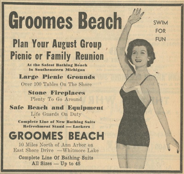 Groomes Bathing Beach - OLD PHOTO